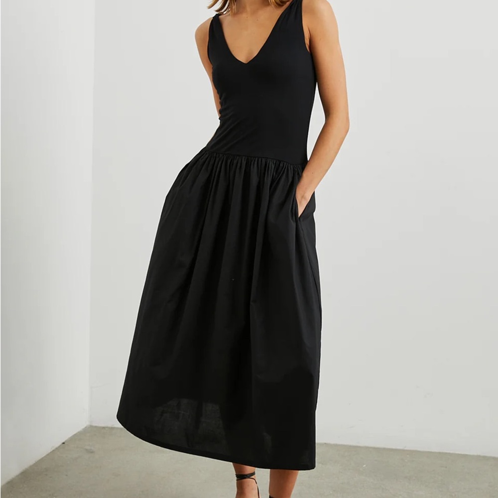 Rails Black Franca Dress size Small NWT